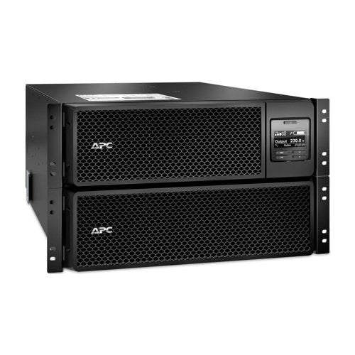 APC Smart-UPS SRT On-Line 10000VA Rackmount 6U 230V/400V 6x C13 4x C19 Outlets Network Card+SmartSlot