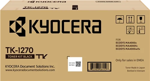 Kyocera TK1270 Black Toner 10000 pages