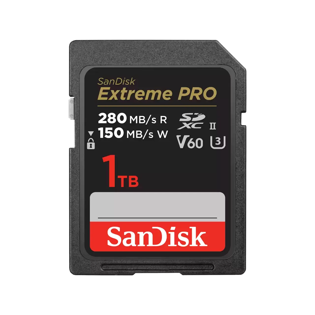 SanDisk Extreme PRO 1TB Class 10 UHS-II U3 V60 SDXC Memory Card