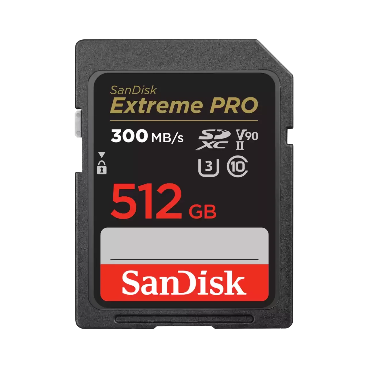 SanDisk Extreme PRO 512GB Class 10 UHS-II U3 V90 SDXC Memory Card