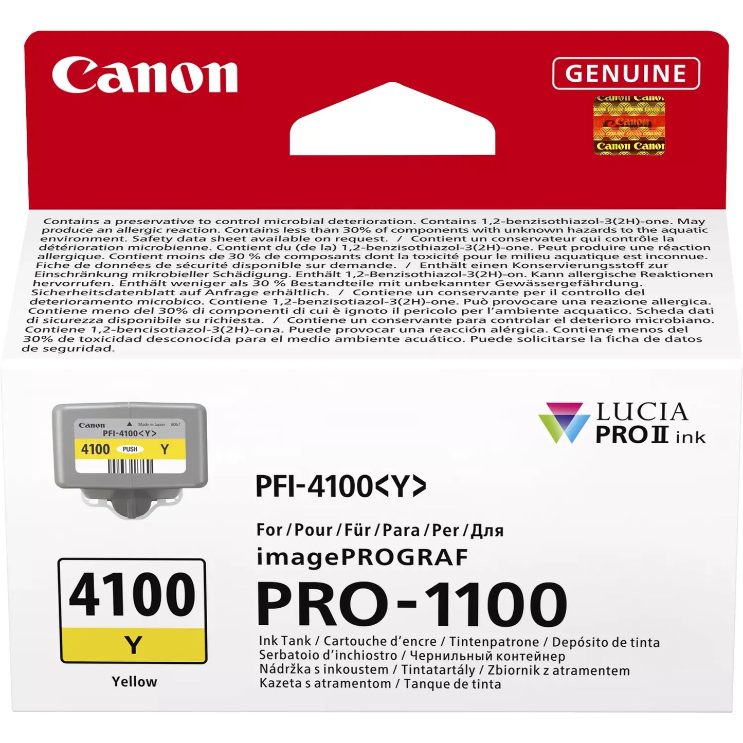 Canon 6780C001 PFI4100 Yellow Ink