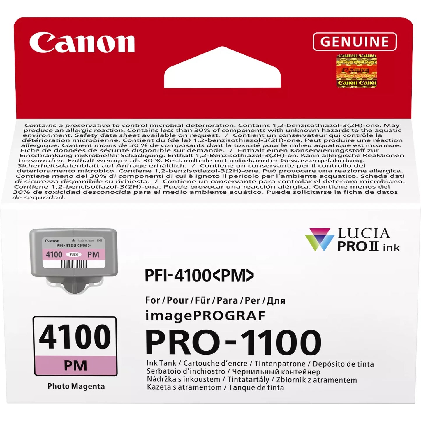 Canon 6782C001 PFI4100 Photo Magenta Ink