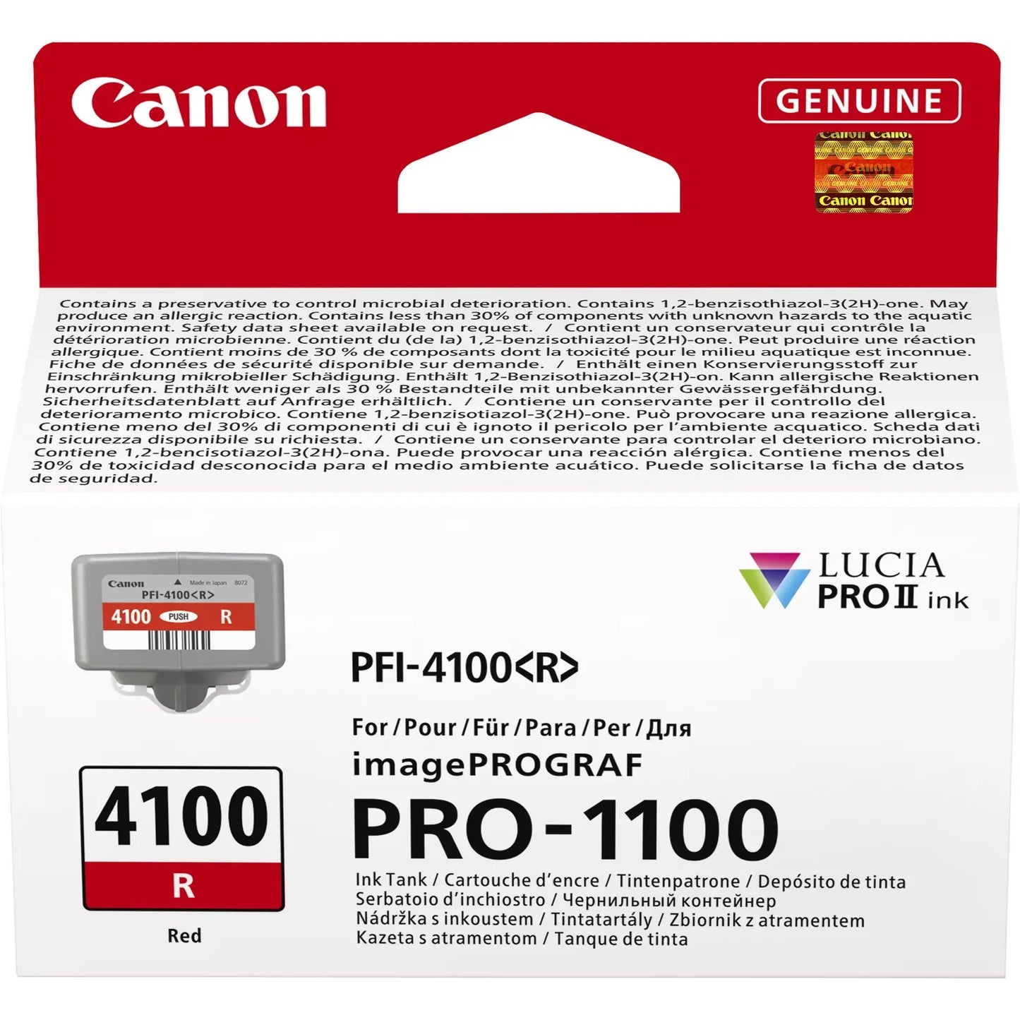 Canon 6785C001 PFI4100 Red Ink