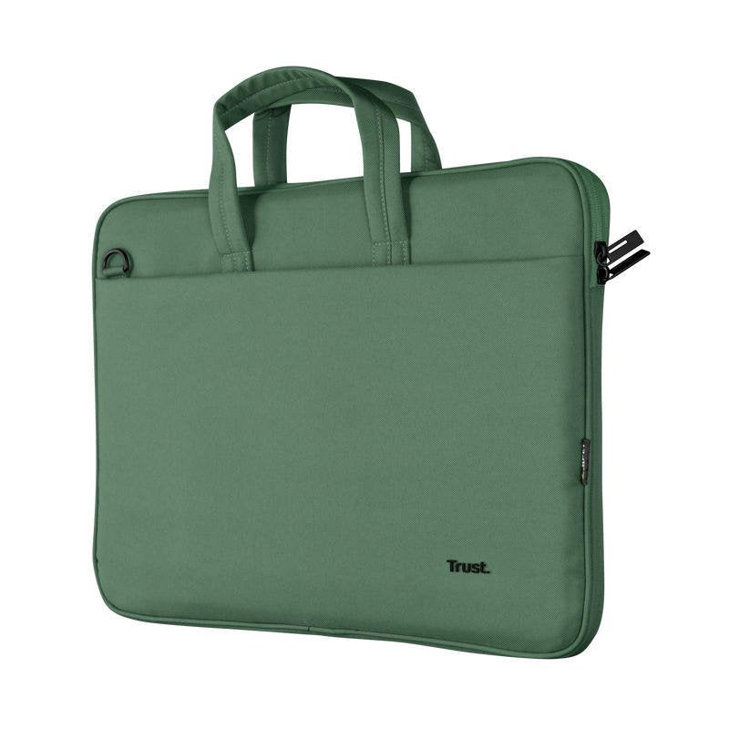 Bologna 16in Eco Slim Green Laptop Bag