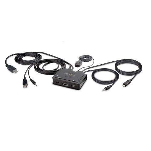 Startech.com 2 Port Hybrid USB-C HDMI KVM Switch 4K 60Hz