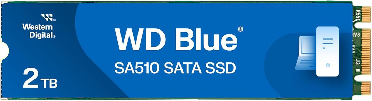 WD Blue SA510 2TB SATA M.2 Internal SSD