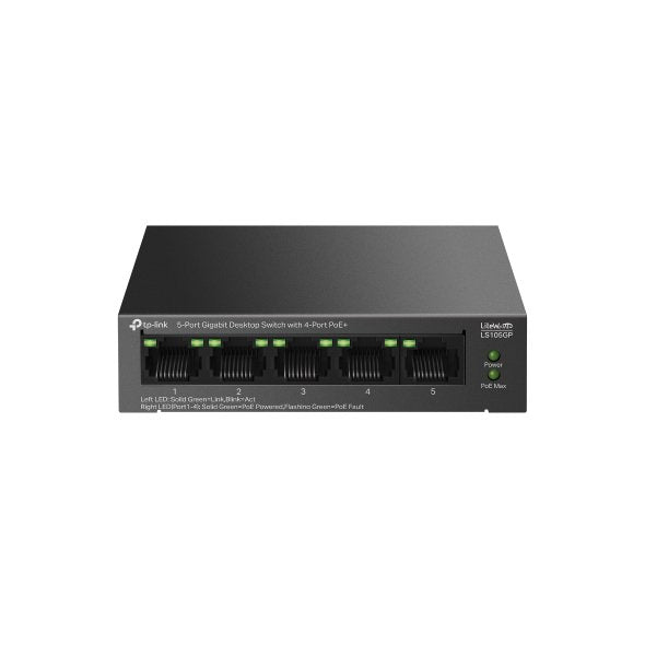 5 Port Gbit Desktop Switch 4 Port PoE+