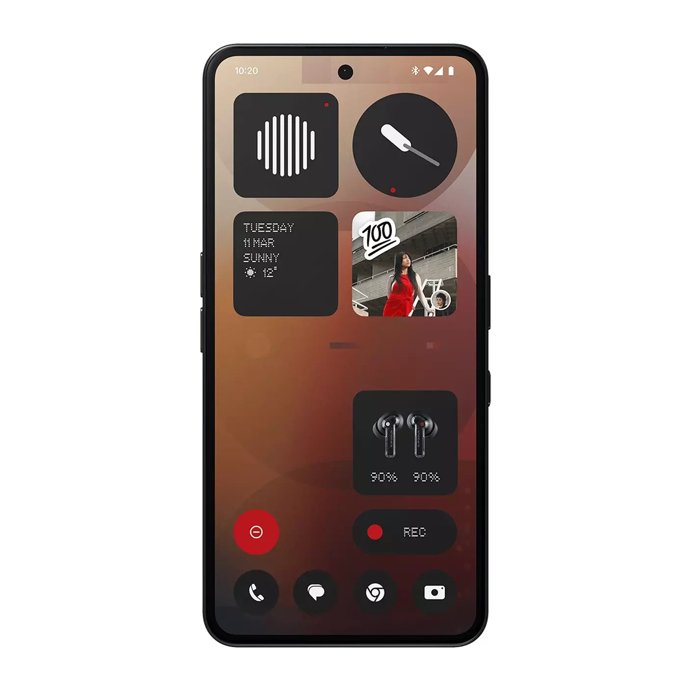 Nothing Phone (3a) 6.77 Inch 5G Qualcomm Snapdragon 7s Gen 3 12GB RAM 256GB Storage Android 15 Black Mobile Phone