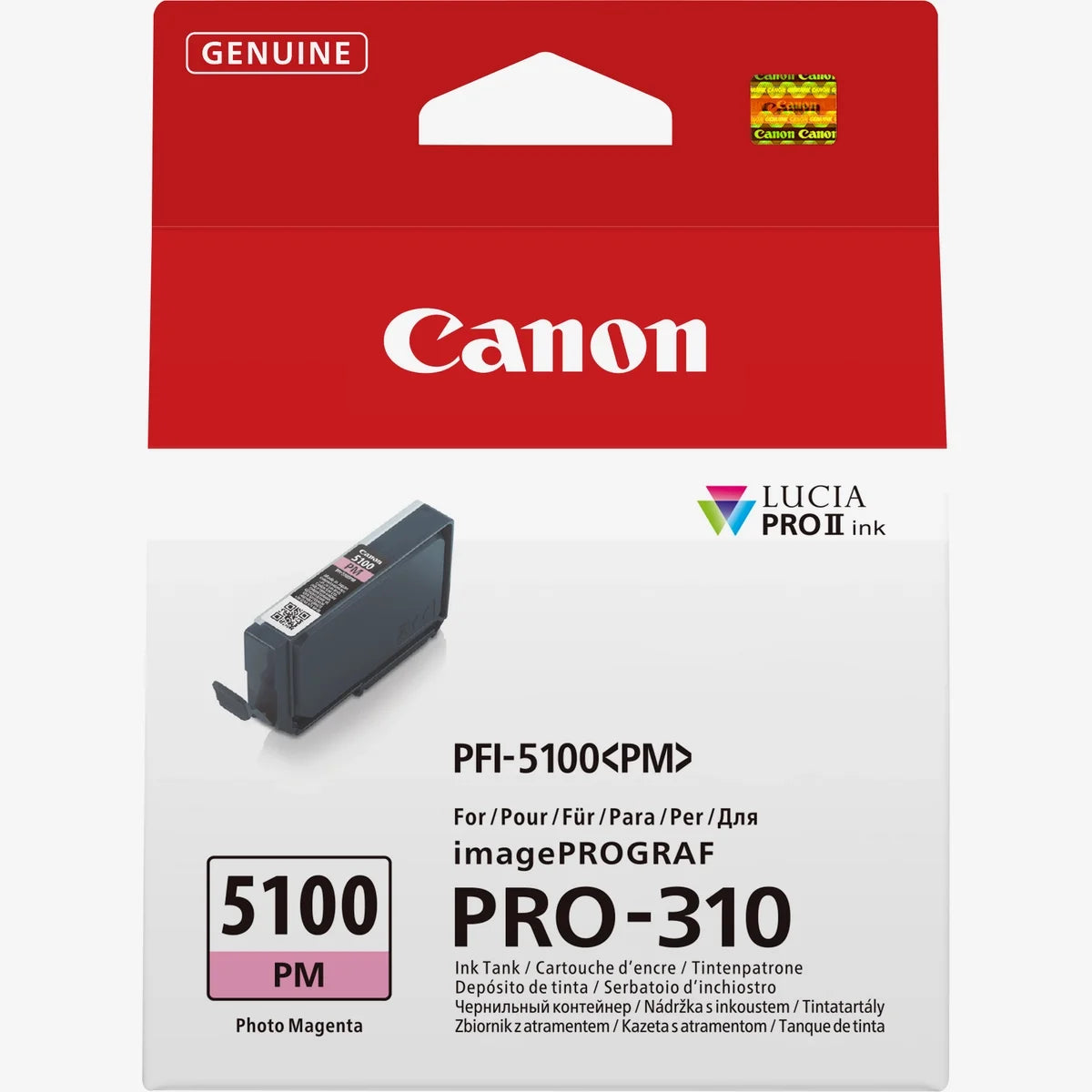 Canon 6957C001 PFI5100 Photo Magenta Ink