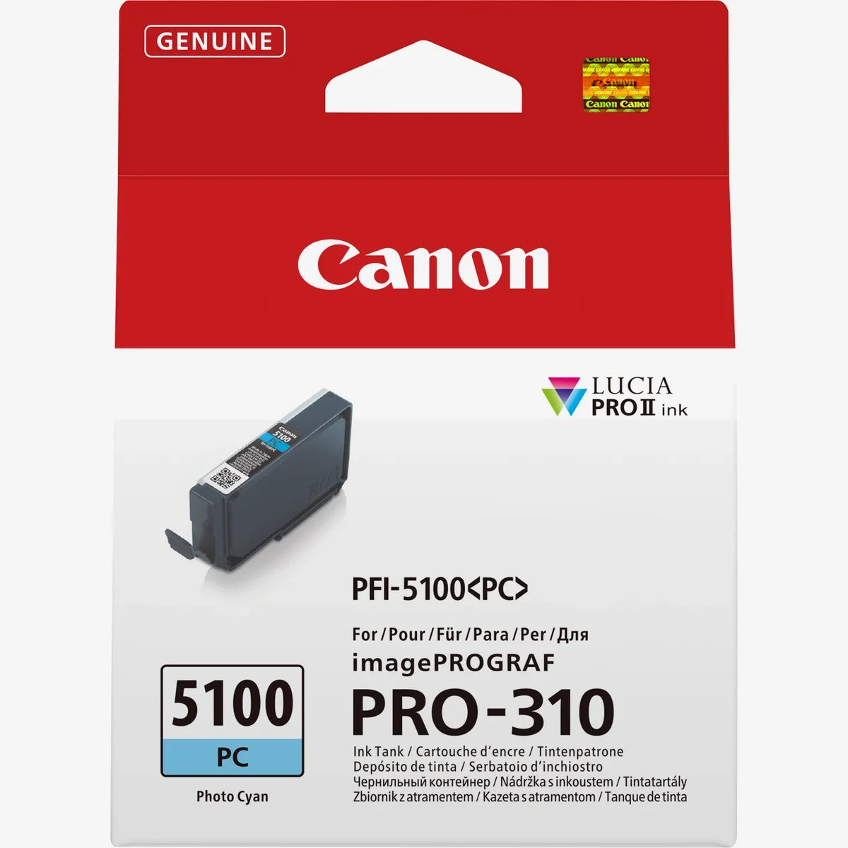 Canon 6956C001 PFI5100 Photo Cyan Ink