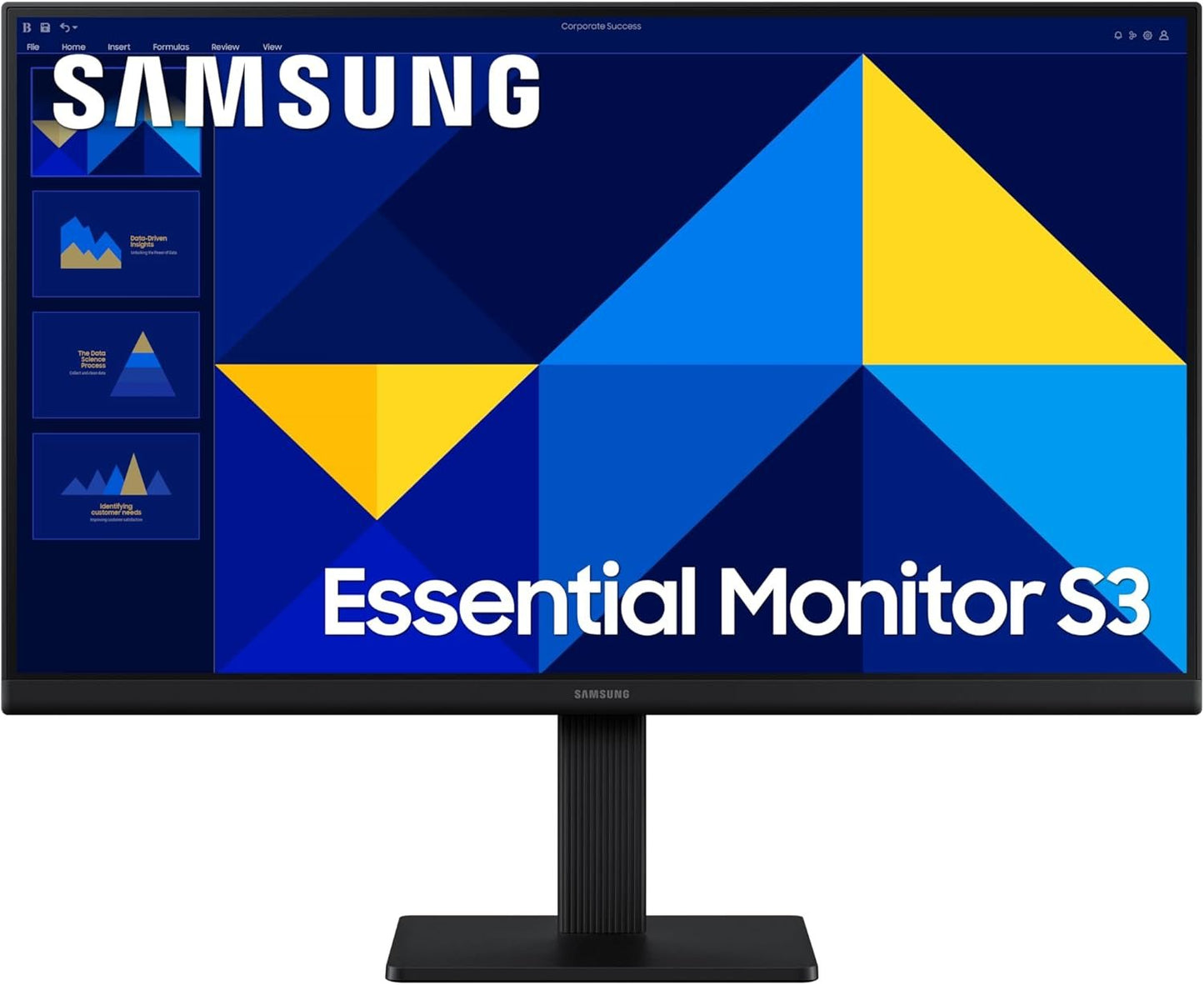 Samsung Essential S3 27 Inch 1920 x 1080 Pixels Full HD IPS Panel VGA HDMI Monitor