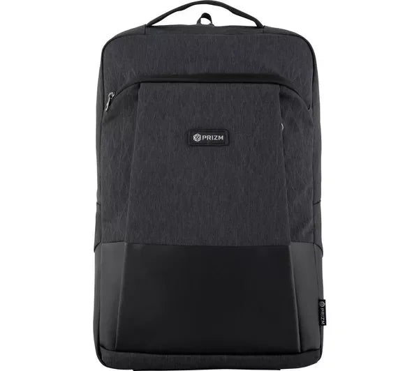 Entity Prizm 15.6 Inch Laptop Black Backpack Case