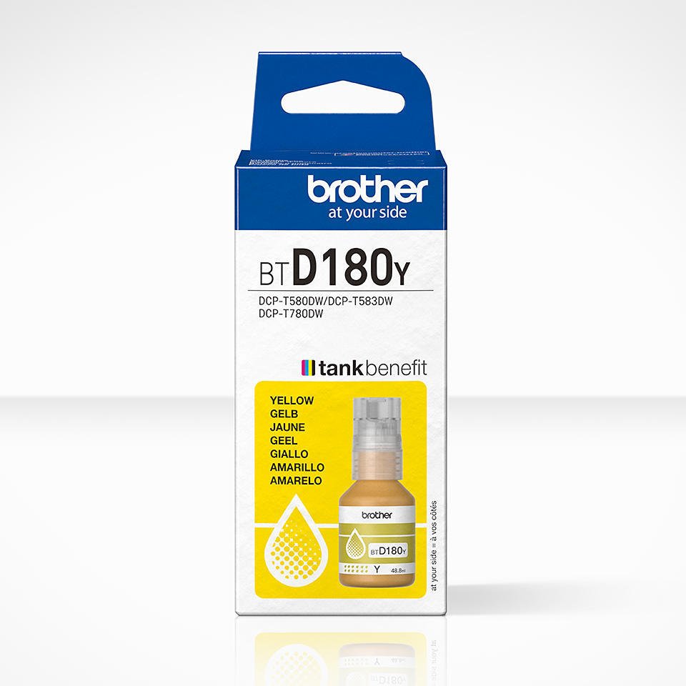 Brother BTD180Y Yellow Ink Car 5K pages