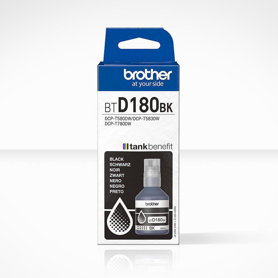 Brother BTD180BK Bk Ink Cart 7.5K pages