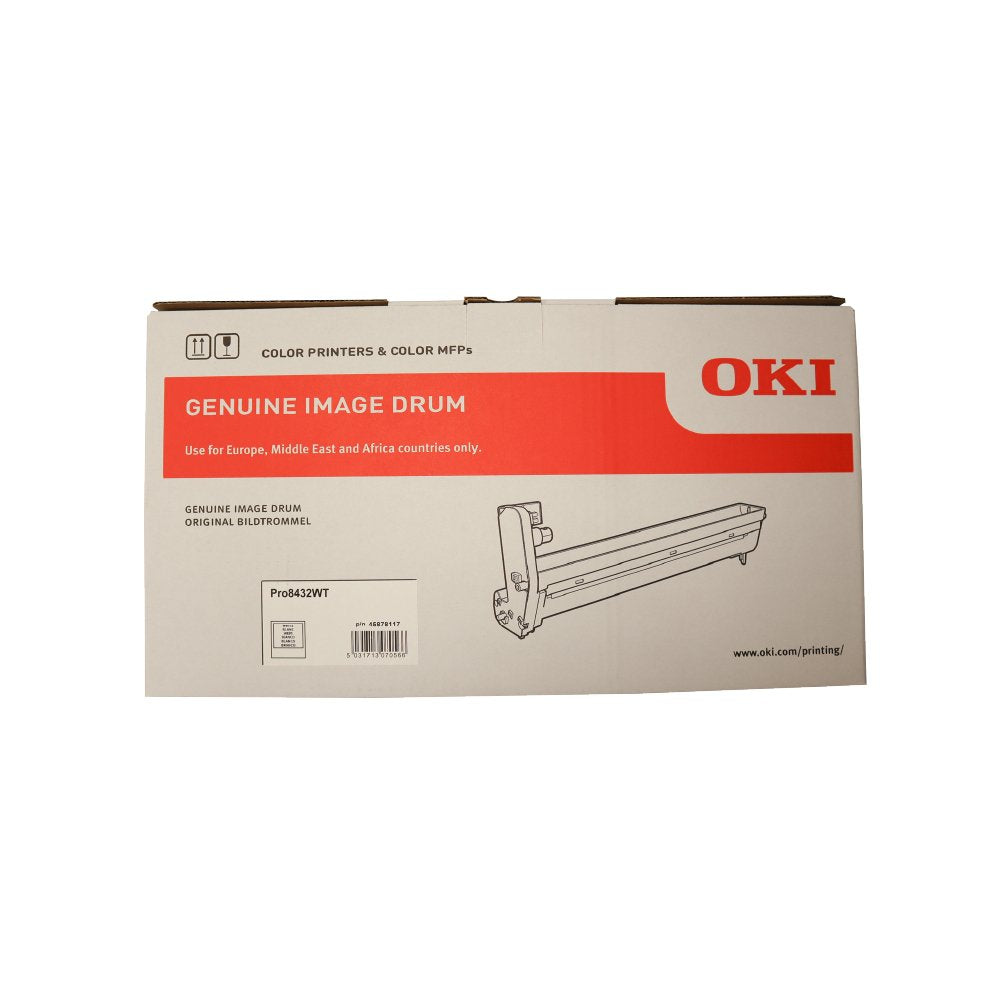 OKI 45878128 Pro 8432WT Black Drum 9K