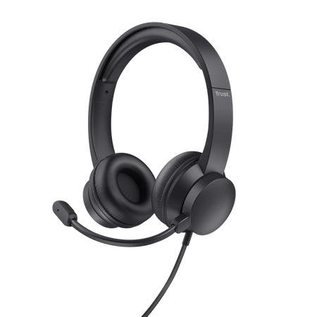 Trust Ayda Wired 3.5mm Black PC Headset