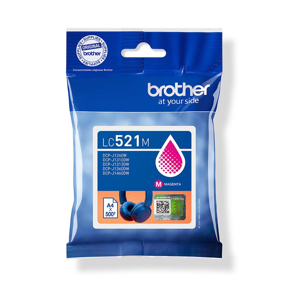 Brother LC521M Magent Ink Cart 500 pages