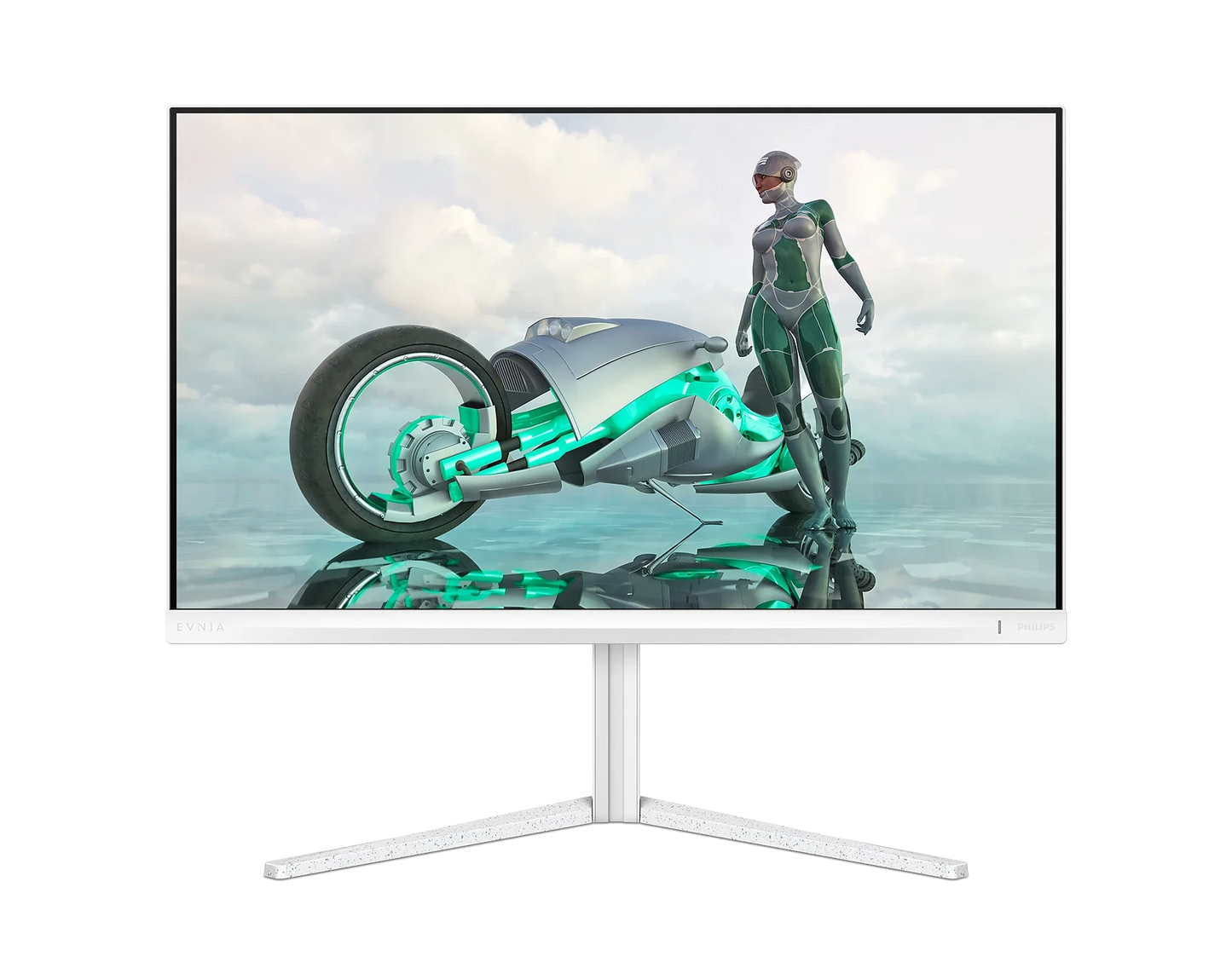 Philips Evnia 3000 27 Inch 2560 x 1440 Pixels Quad HD Fast IPS Panel HDMI DisplayPort White Gaming Monitor