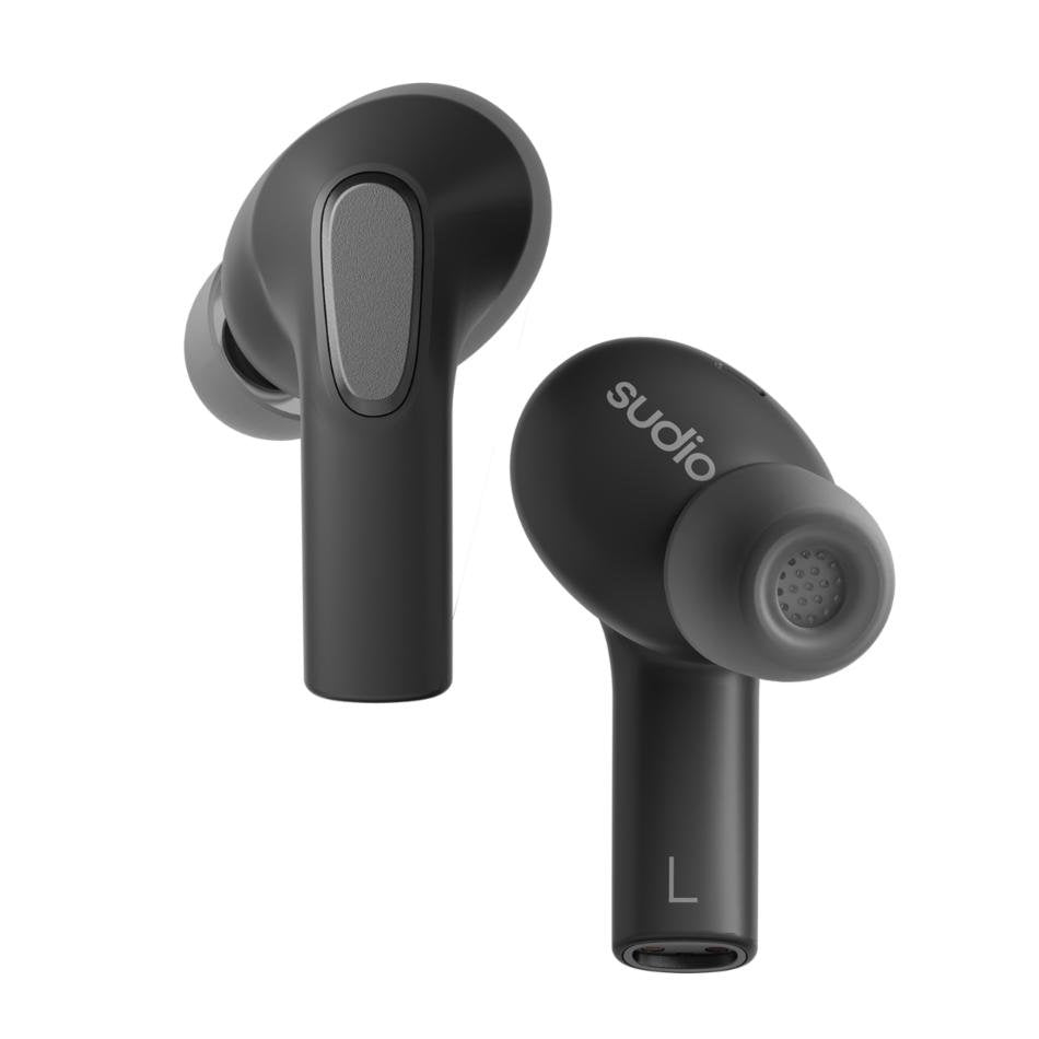 Sudio E3 True Wireless Black Earbuds