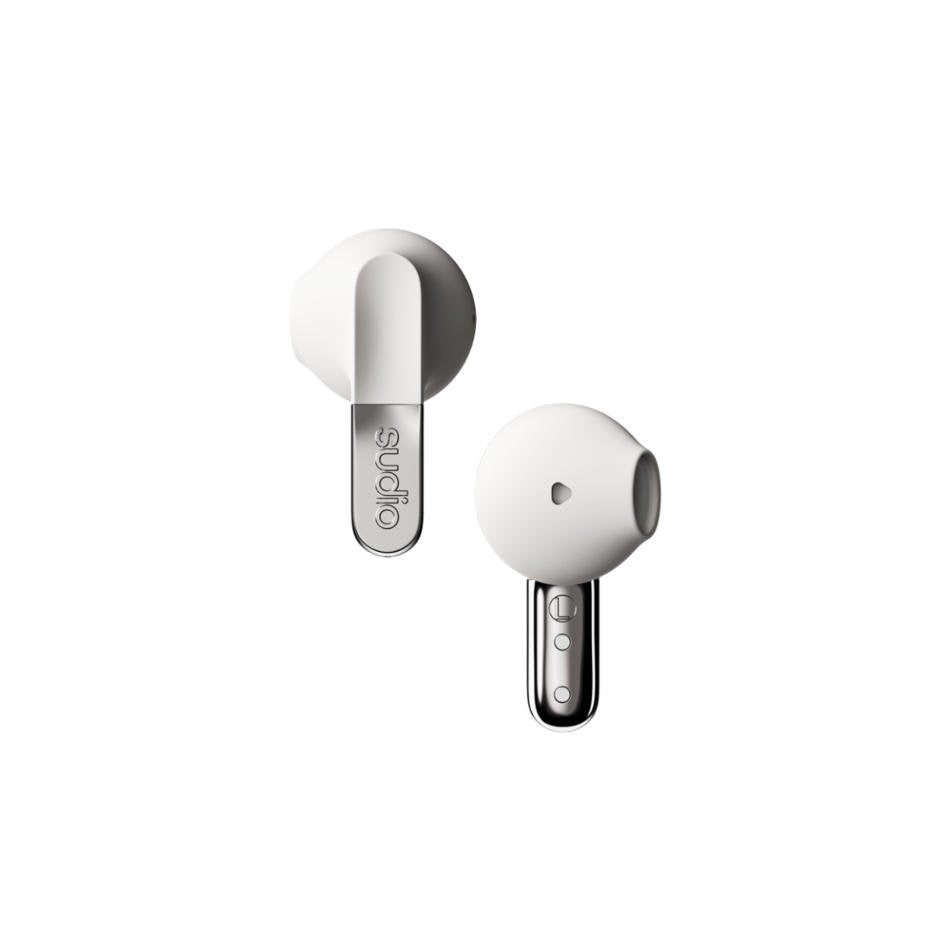 Sudio N3 True Wireless White Earbuds