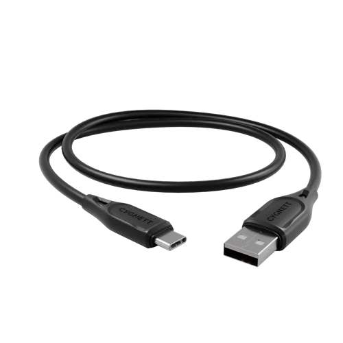 Cygnett 1m Essentials USB-A to USB-C Black Cable