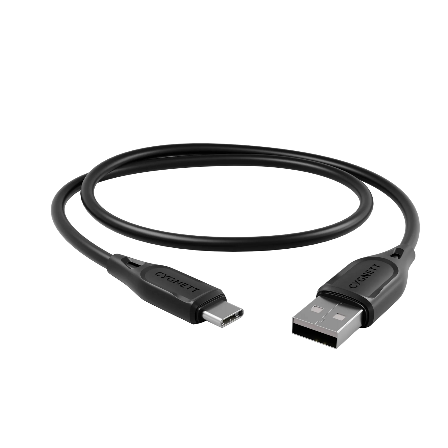 Cygnett 1m Essentials USB-A to USB-C Black Cable