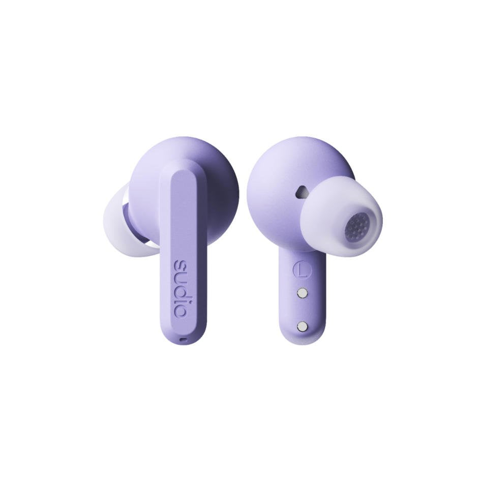 Sudio A3 Pro True Wireless Purple Earbuds with Charging Case