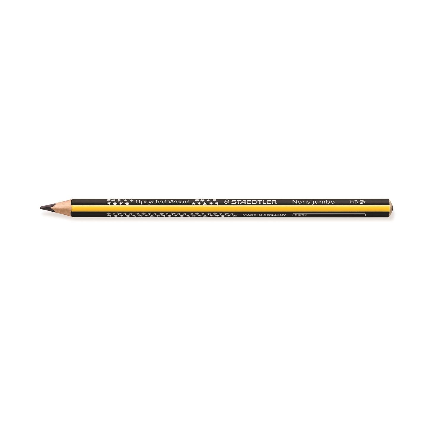 Staedtler Noris Jumbo Triangular Learners Pencil HB Graphite Lead (Pack 12 Pencils) - 119