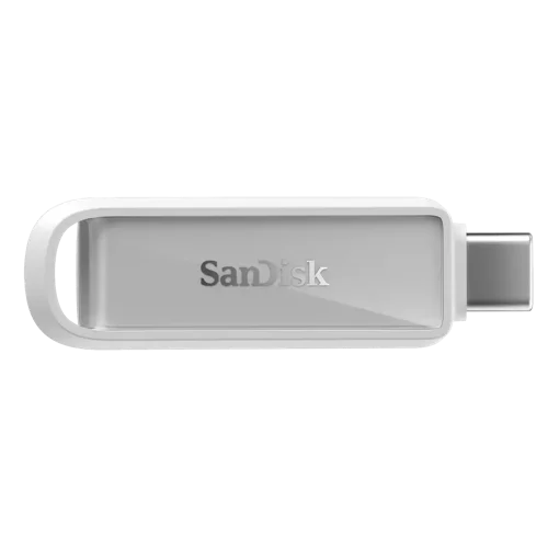 SanDisk Phone Drive 256GB USB-C Arctic White Flash Drive