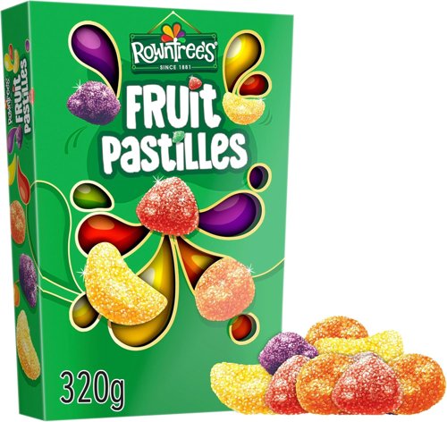 Rowntrees Fruit Pastilles Sweets Carton 320g - 12612085