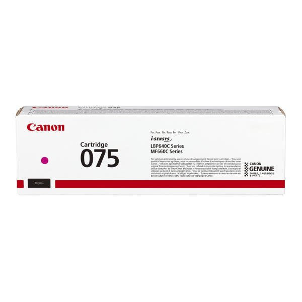 Canon CRG-075M Magenta Standard Capacity Toner Cartridge 1.3k pages - 6363C002