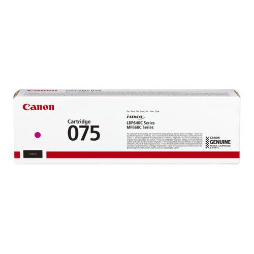Canon CRG-075M Magenta Standard Capacity Toner Cartridge 1.3k pages - 6363C002