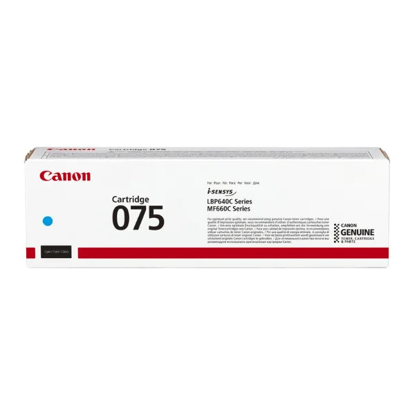 Canon CRG-075C Cyan Standard Capacity Toner Cartridge 1.3k pages - 6364C002
