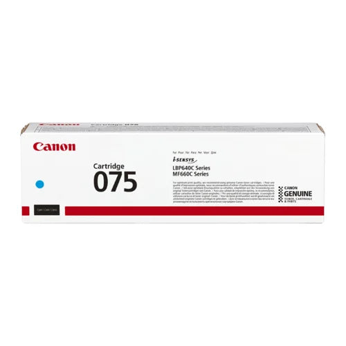Canon CRG-075C Cyan Standard Capacity Toner Cartridge 1.3k pages - 6364C002