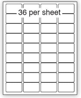 Purely Everyday A4 Matte Finish Labels 49x30mm 36 Per Sheet Box 100 Sheets (Pack 3600 Labels) - A41-36PE