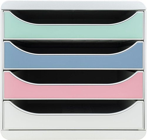 Exacompta AutentiK Big Box Drawer Set Assorted Colours - 310303D