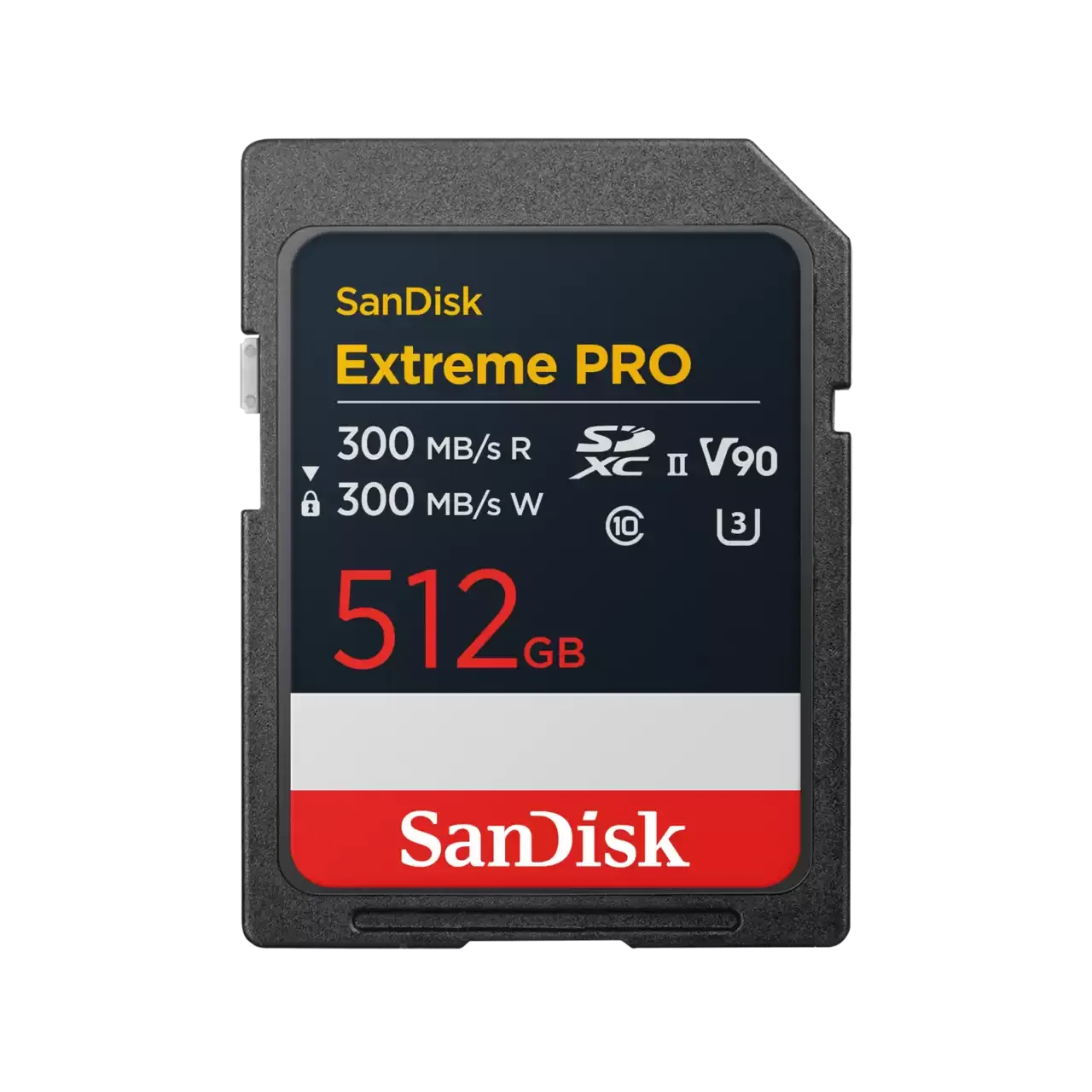 SanDisk Extreme Pro 512GB V90 UHS-II SD Memory Card