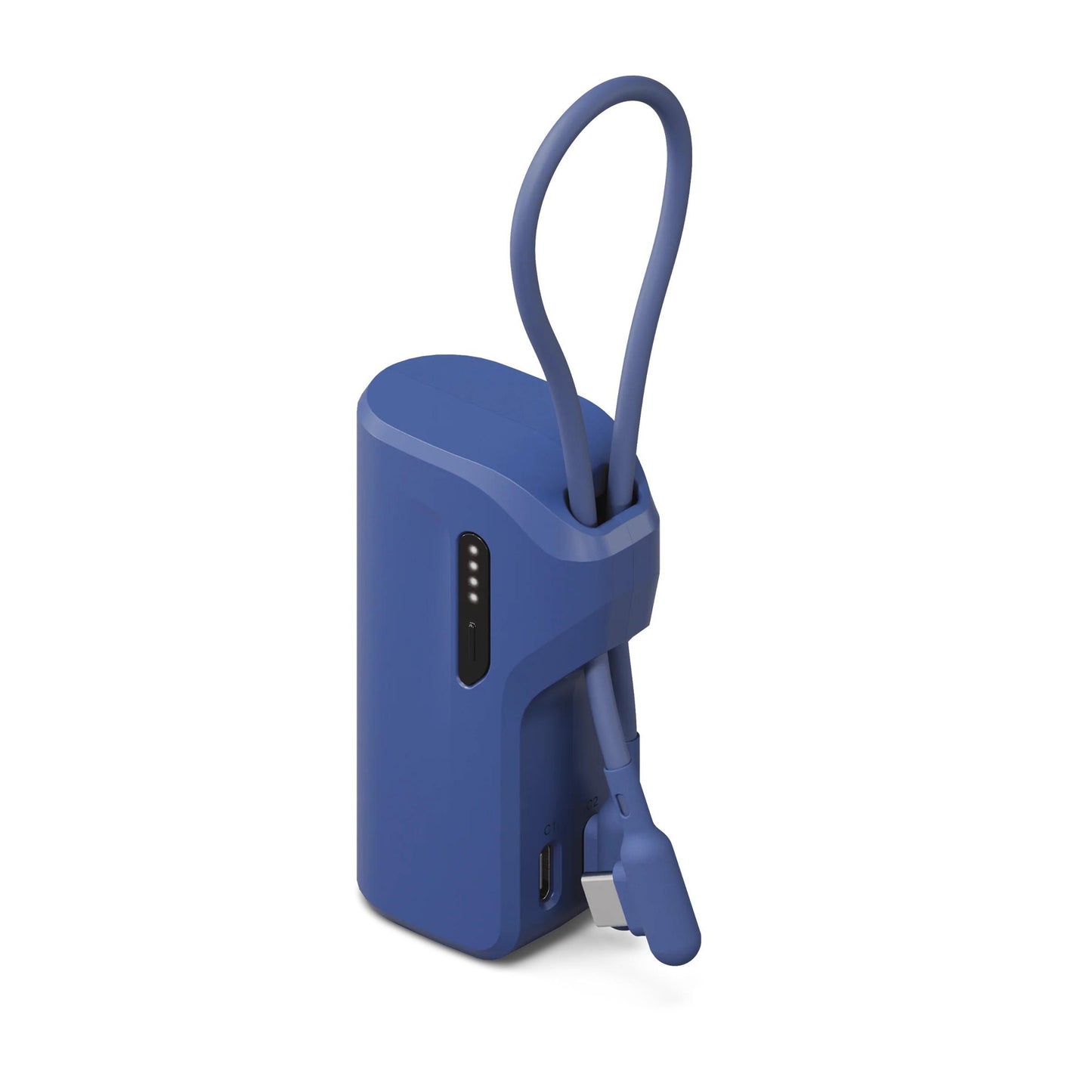 Cygnett Thumboost 5000 mAh Power Bank with USB-C Cable - Neon Dusk