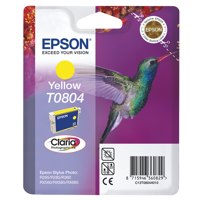 OEM Epson C13T08044011 (T0804) Ink Cartridge Yellow 620 Pages 7.4ml