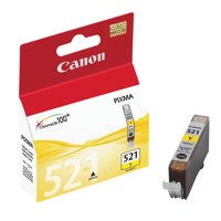 Original Canon 2936B001 CLI-521Y Ink Cartridge Yellow 477 Pages 205 Photos 9ml