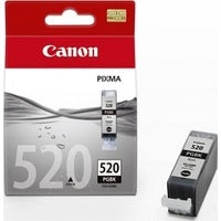 Original Canon 2932B001 CLI-520BK Ink Cartridge Black 350 Pages 19ml