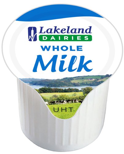 Lakeland Full Fat Long Life Milk Pot 12ml (Pack 120) - 0499022