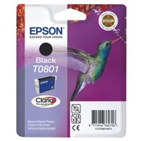 OEM Epson C13T08014011 (T0801) Ink Cartridge Black 330 Pages 7.4ml