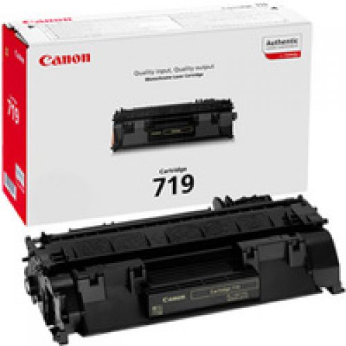 Canon 719 Black Standard Capacity Toner Cartridge 2.1k pages - 3479B002