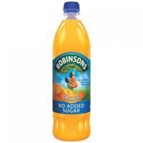 Robinsons No Added Sugar Orange Squash 1 Litre (Pack 12) -0402012