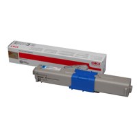 Original OKI C510 Cyan 5000 Pages Original Toner 44469724