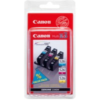 Original Canon 4541B009 (CLI-526) Ink Cartridge Multi Pack 450 Pages 9ml Pack Qty 3