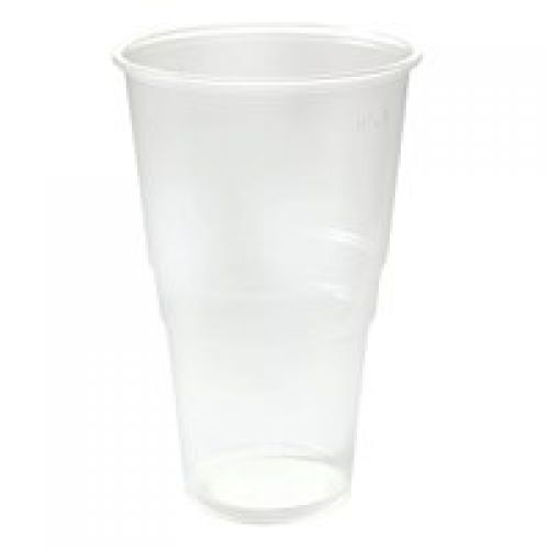 ValueX Flexiglass Plastic Glass 1 Pint Clear (Pack 50) - 0510043