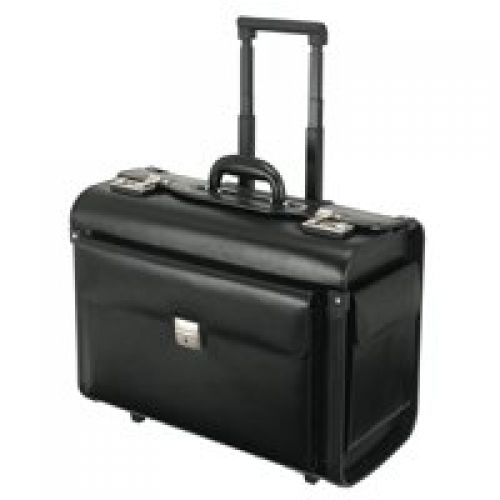 Alassio SILVANA Trolley Pilot Case Black - 92301 DD