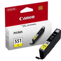 Original Canon 6511B001 (CLI-551Y) Ink Cartridge Yellow 330 Pages 7ml